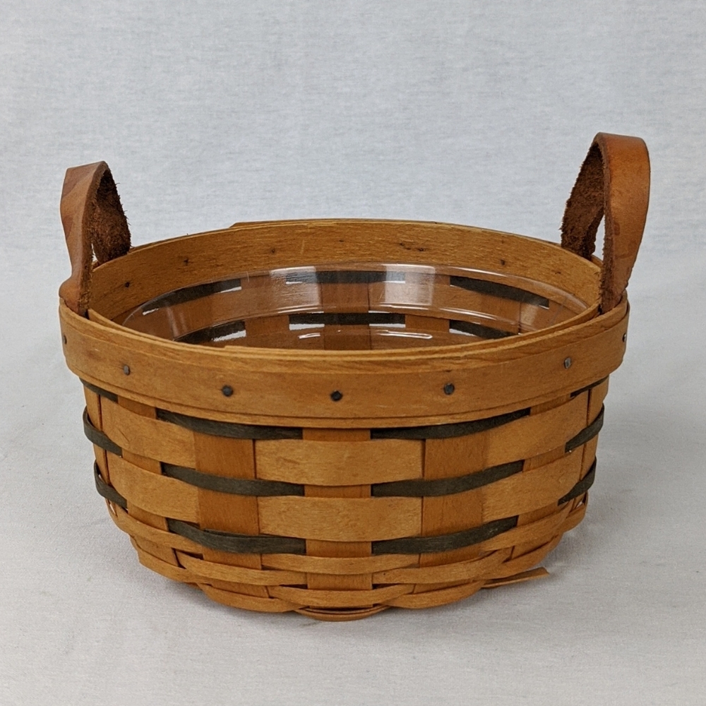 Longaberger 1996 Double Handle Sm Basket